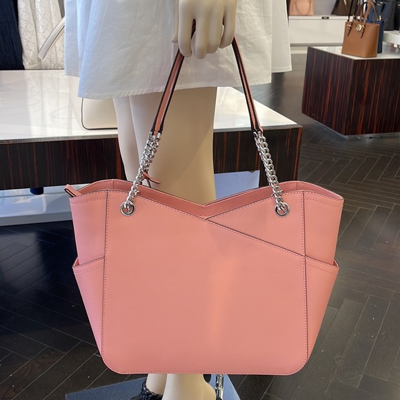 MICHAEL KORS
Jet Set Large X Chain Saffiano Leather Shoulder Tote
PRIMROSE 
NWT - Picture 8 of 16